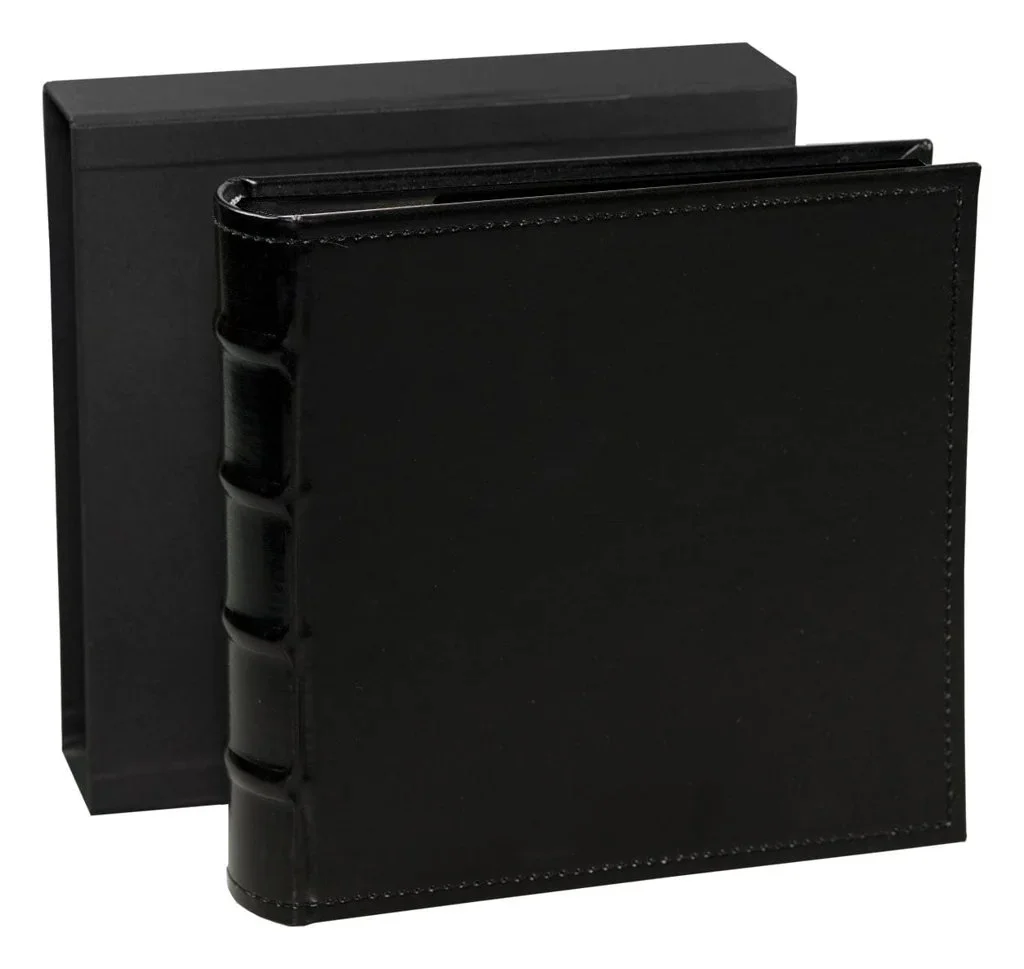 Large Square Regal Black Drymount 32 x 32cm Photo Album — Custom