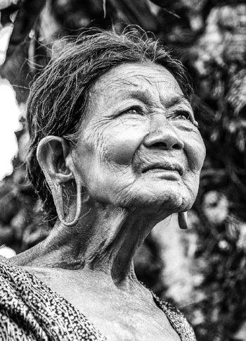 This woman emanates beauty. She is a gift to her community.