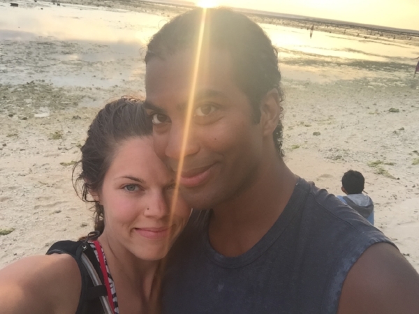 My Husband, Chris and I in Bali in March 2016.