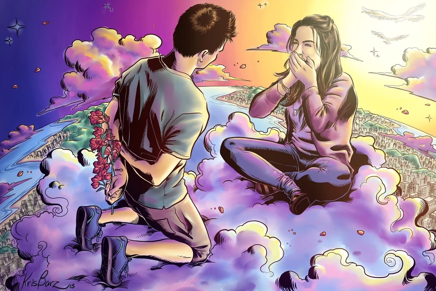 Love on clouds