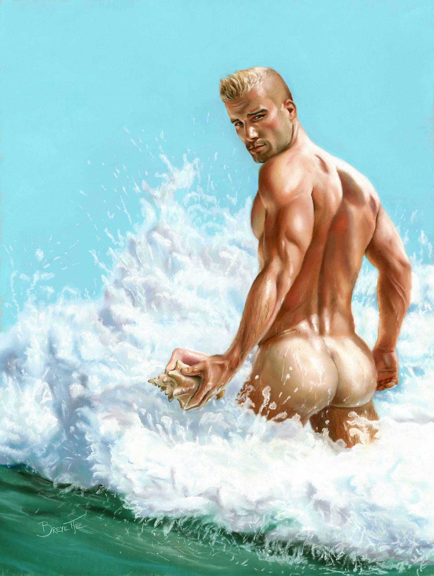 рисованные голые мужики фото 33