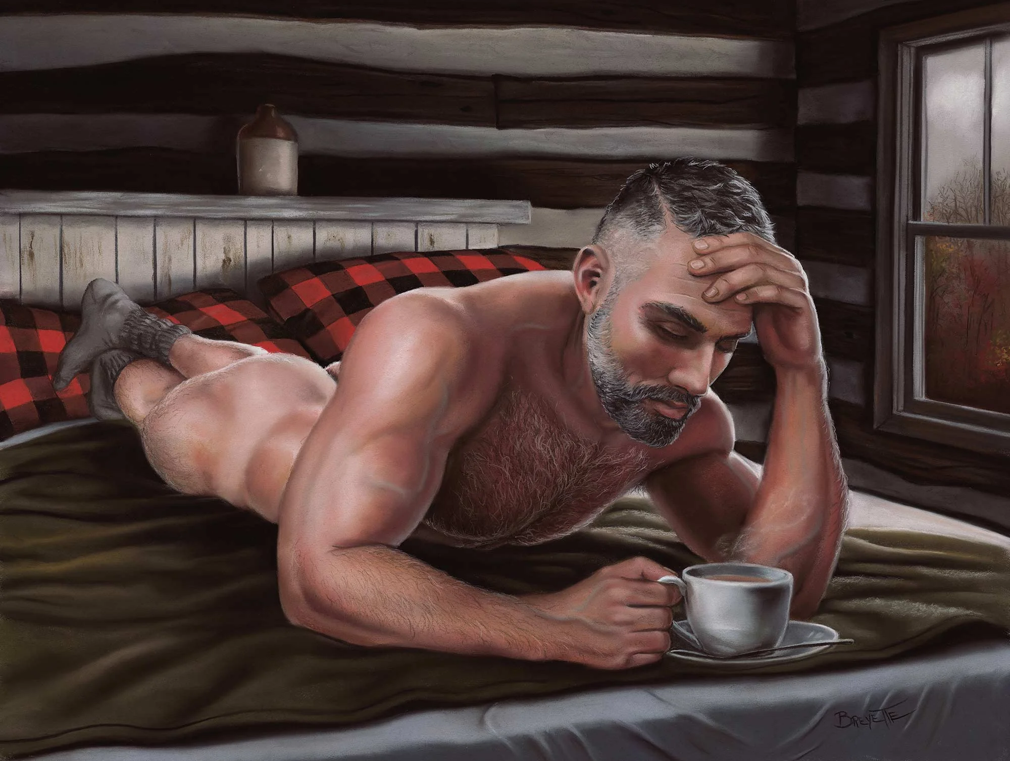 New Painting & Print: "Gray Day"