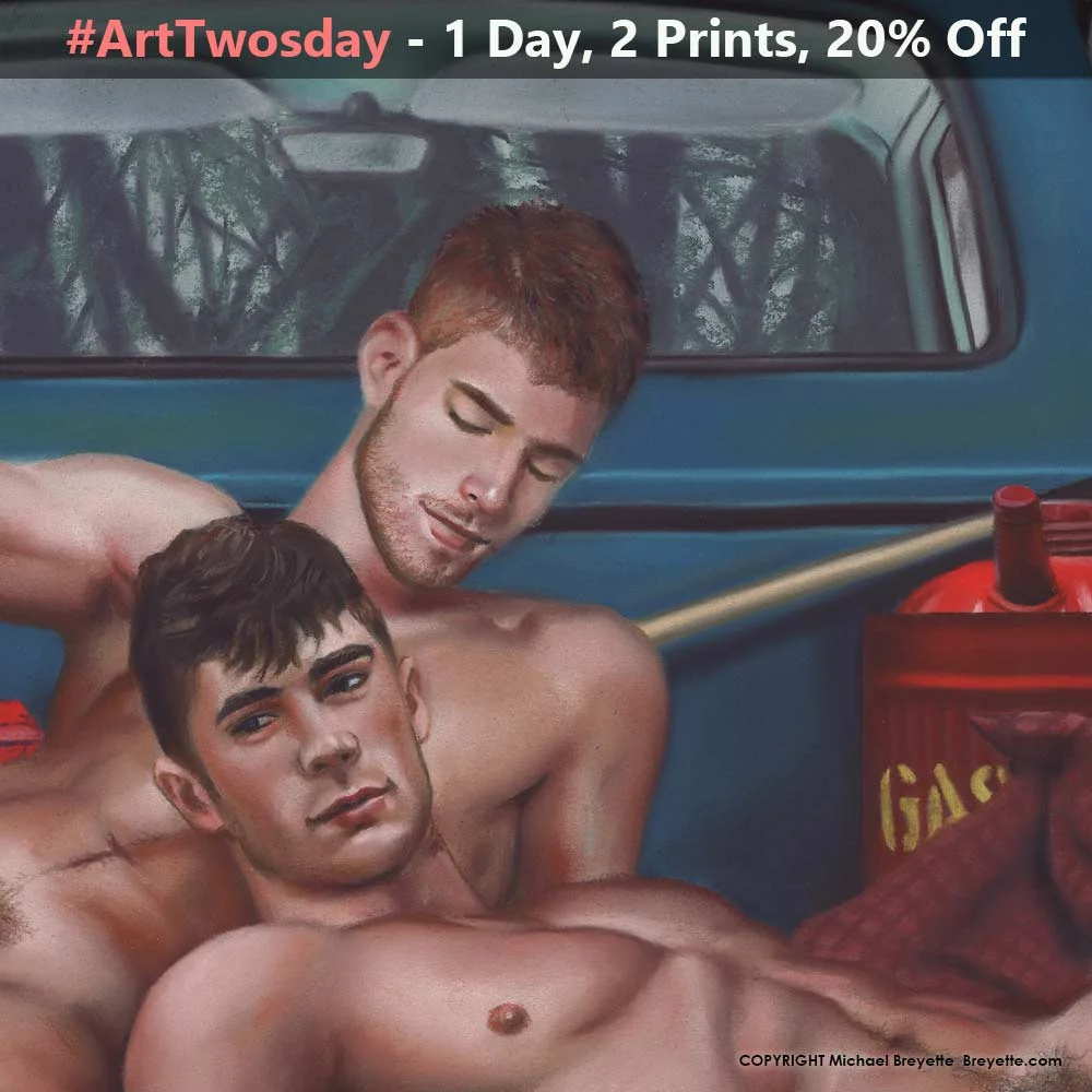 This Wheel's on Fire!  It's Art Twosday!