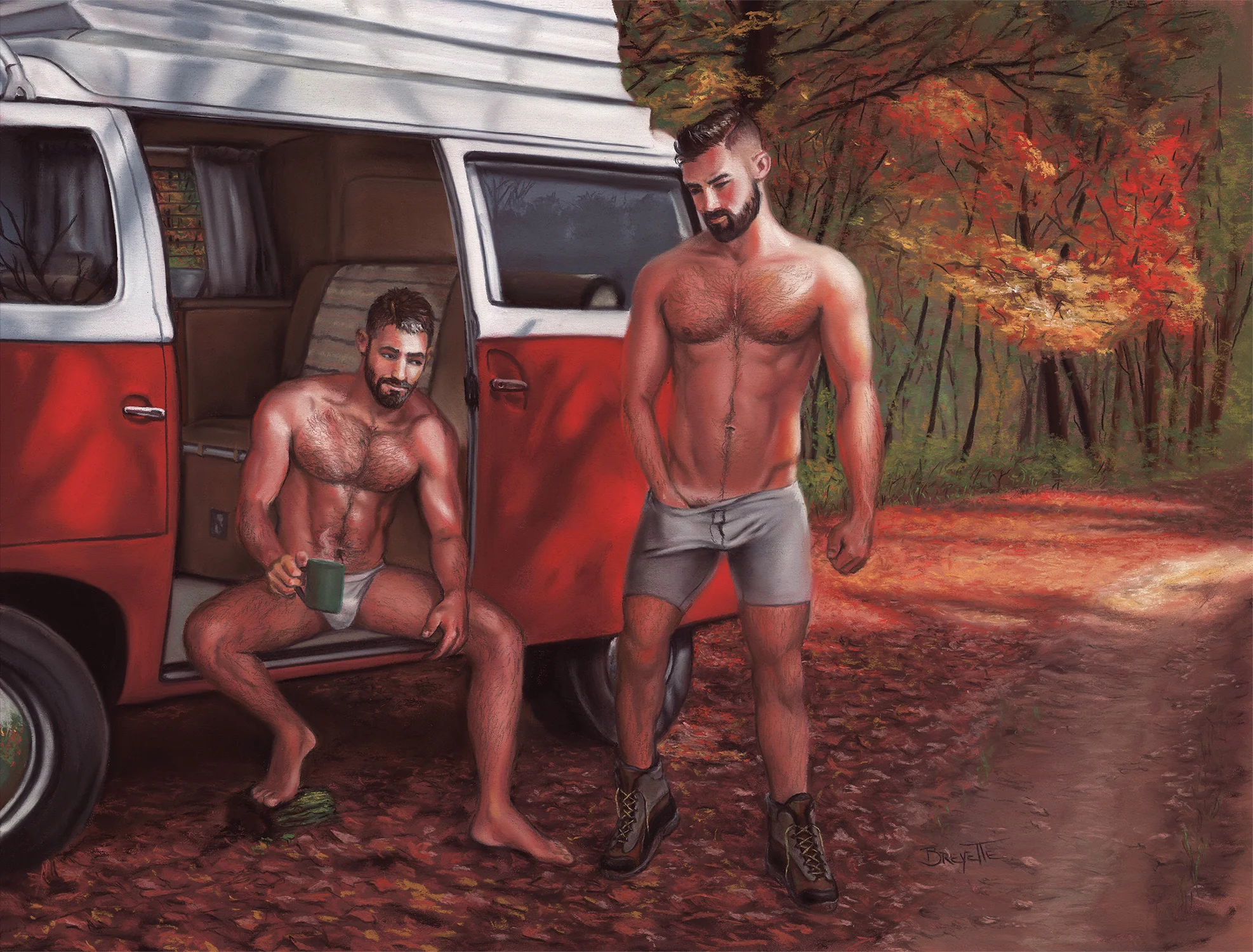 New Original & Prints: "Happy Trails" 