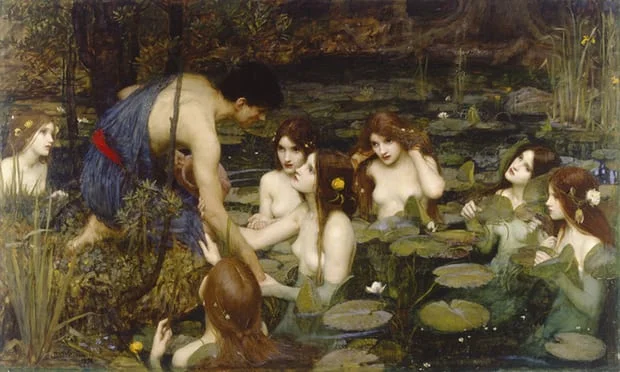 "Hylas and the Nymphs" by John William Waterhouse