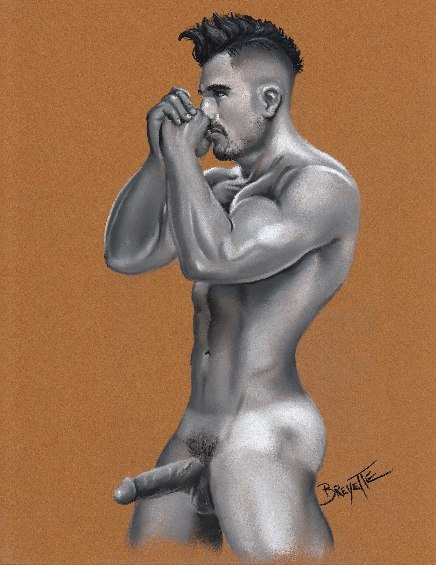  'Bryan' - new b&amp;w original and very limited edition prints.
