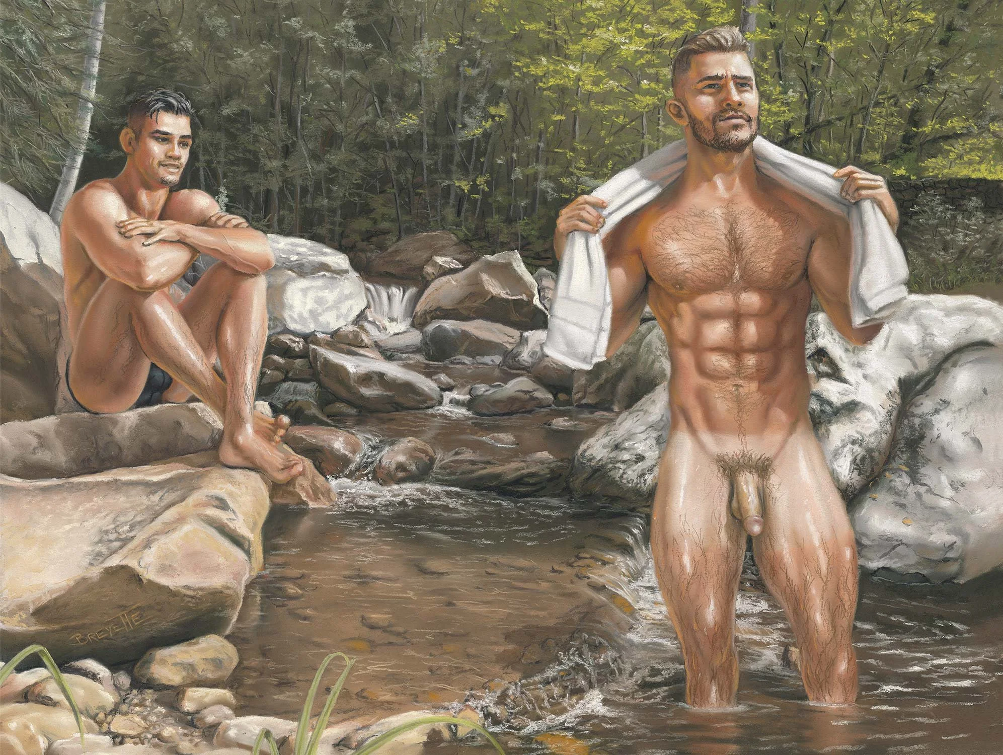 Release day for 'Otter Creek' - original and prints. 