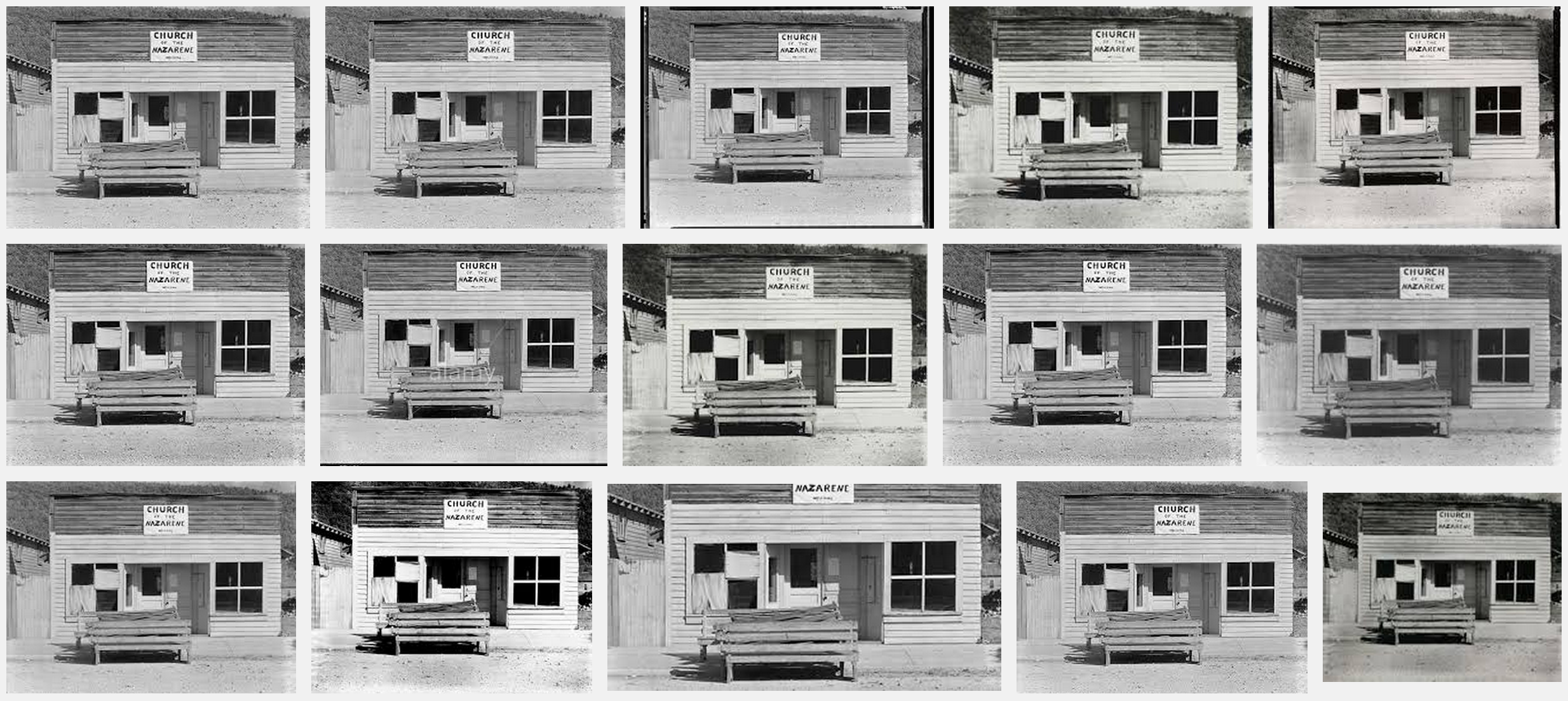 Google Search: Walker Evans' 'Church of the Nazarene, Tennessee 1936'