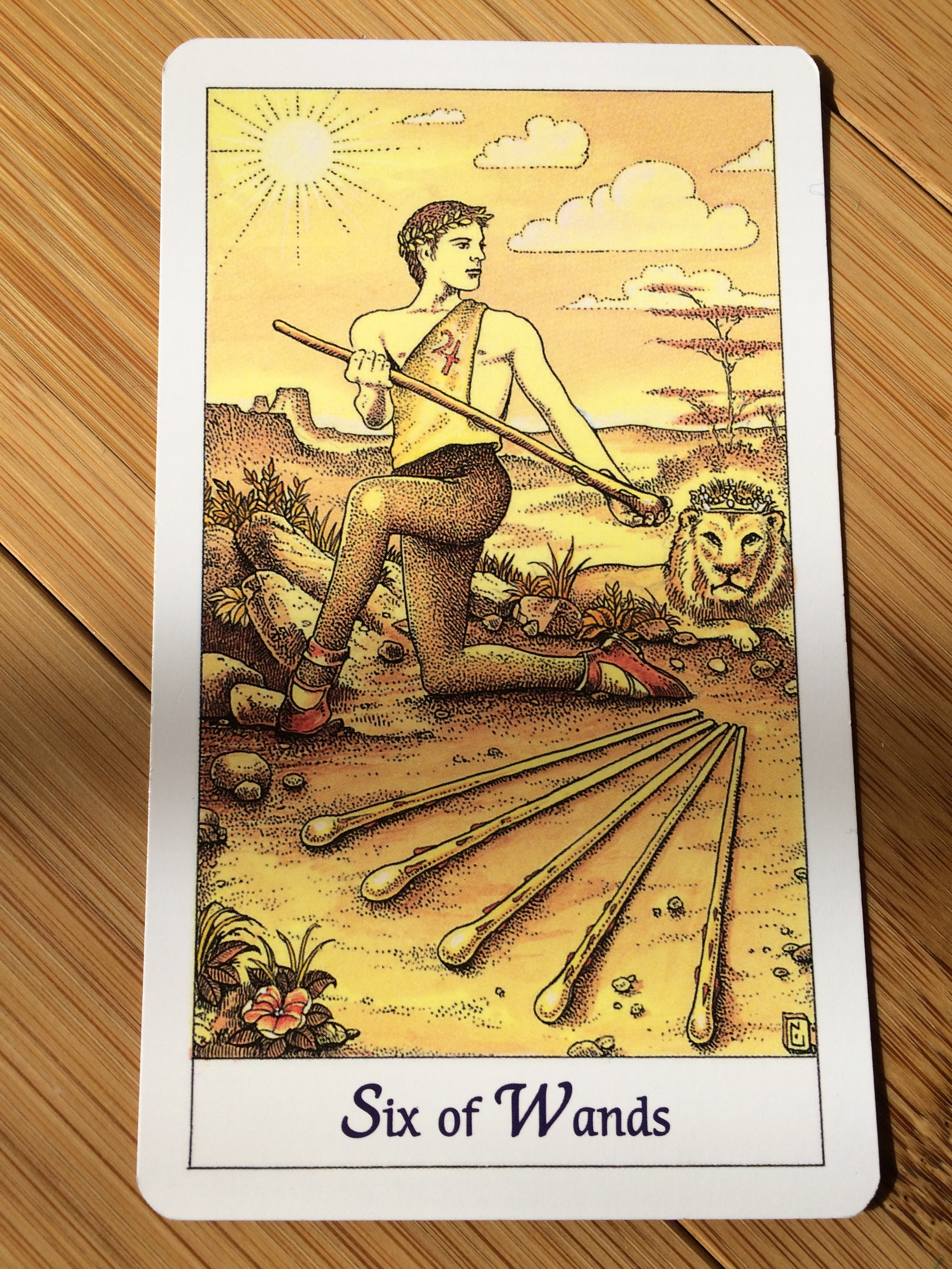 Six of Wands, The Cosmic Tarot