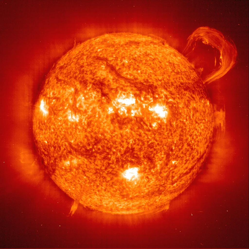 Plasma sun eruption , NASA
