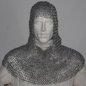 Mannequin in mail armor