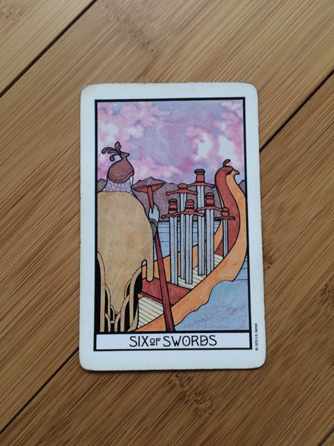 Six of Swords, Aquarian tarot