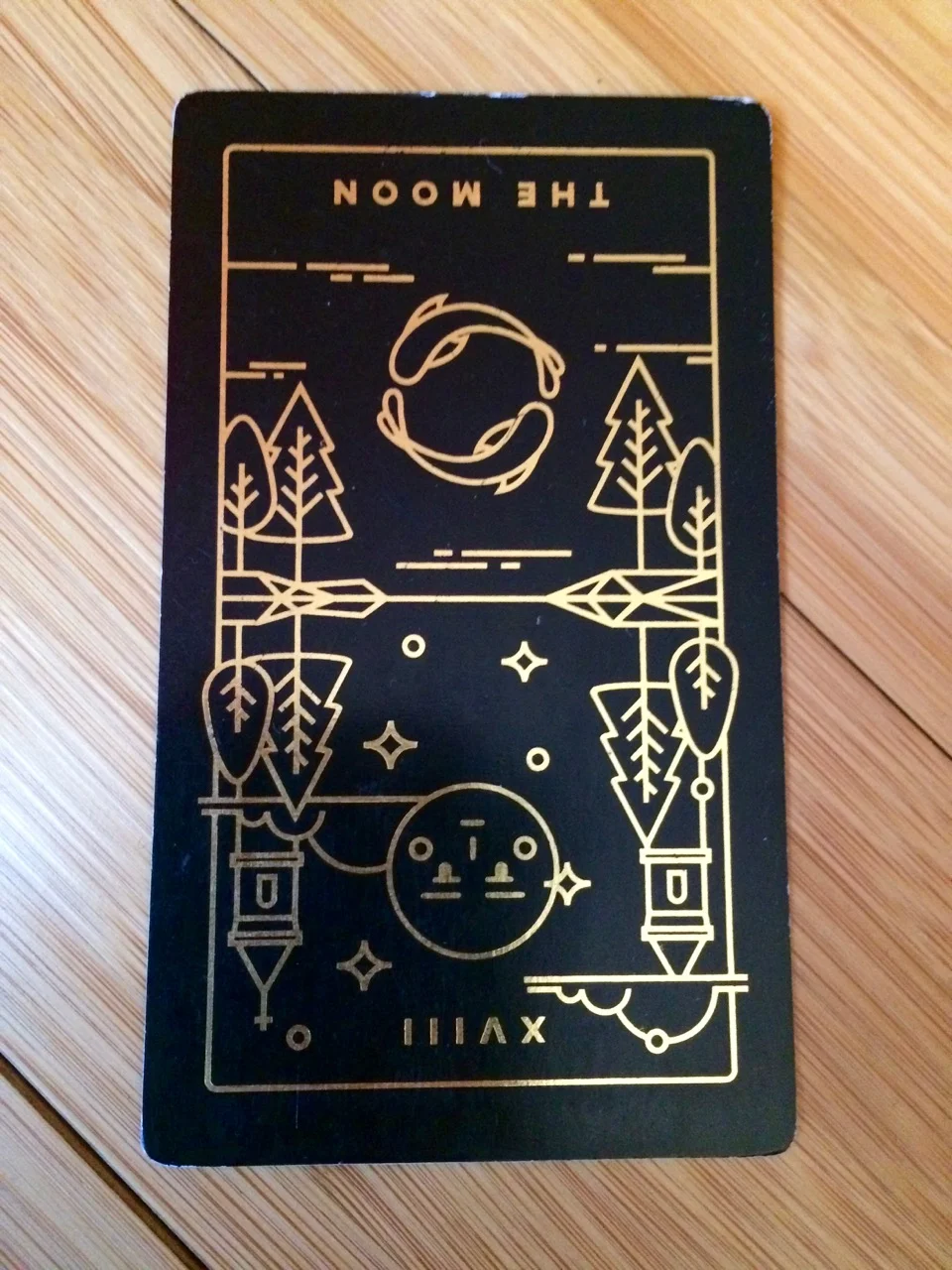 Moon reversed, Golden Thread Tarot