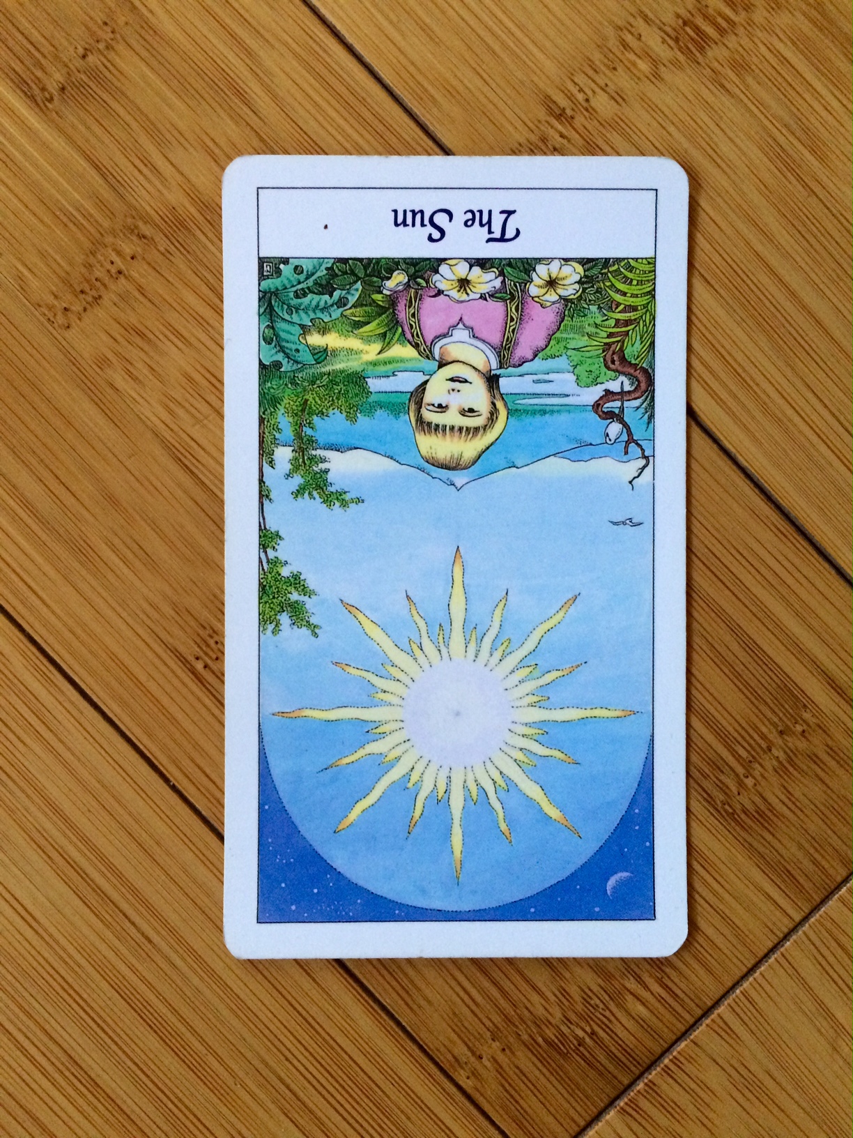 The Sun reversed, Cosmic Tarot