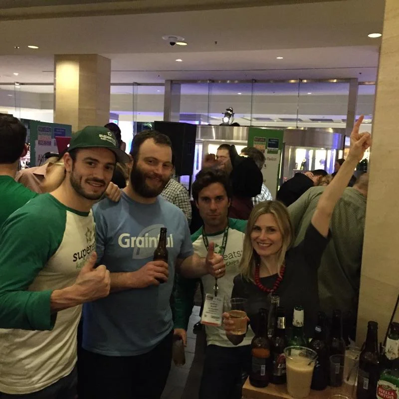 After a long day at the expo, it was great to connect with old and new friends. Photo Courtesy of Jan Pajerski
