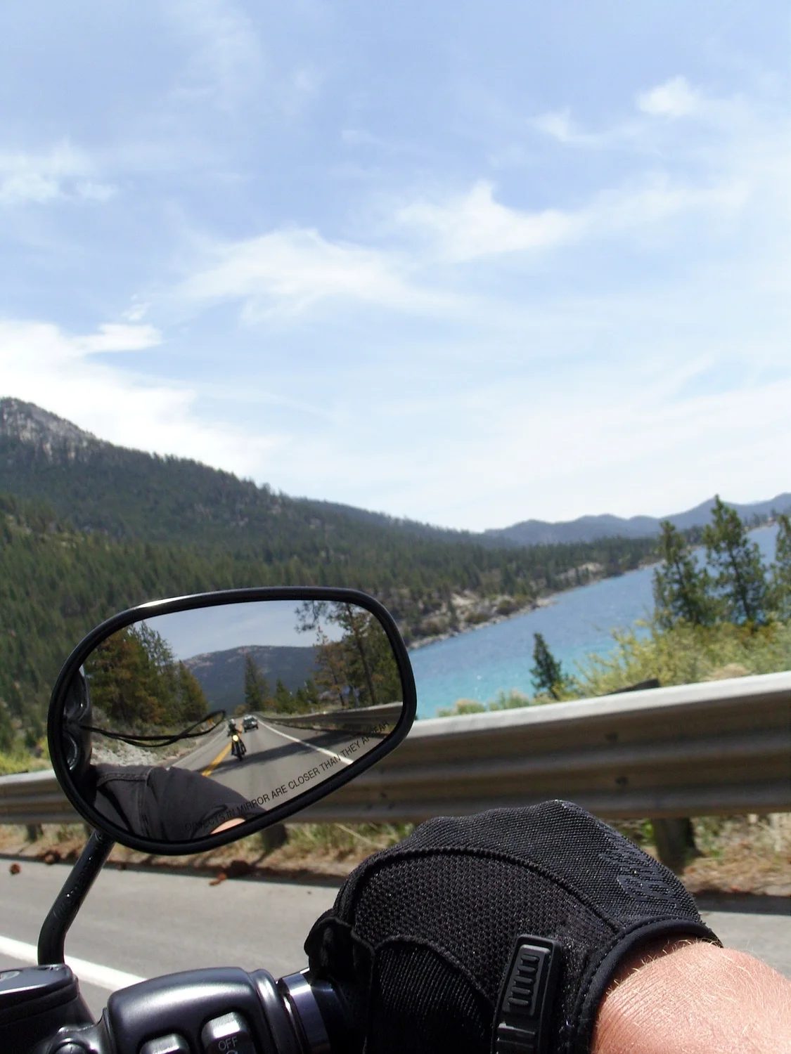 down to lake Tahoe