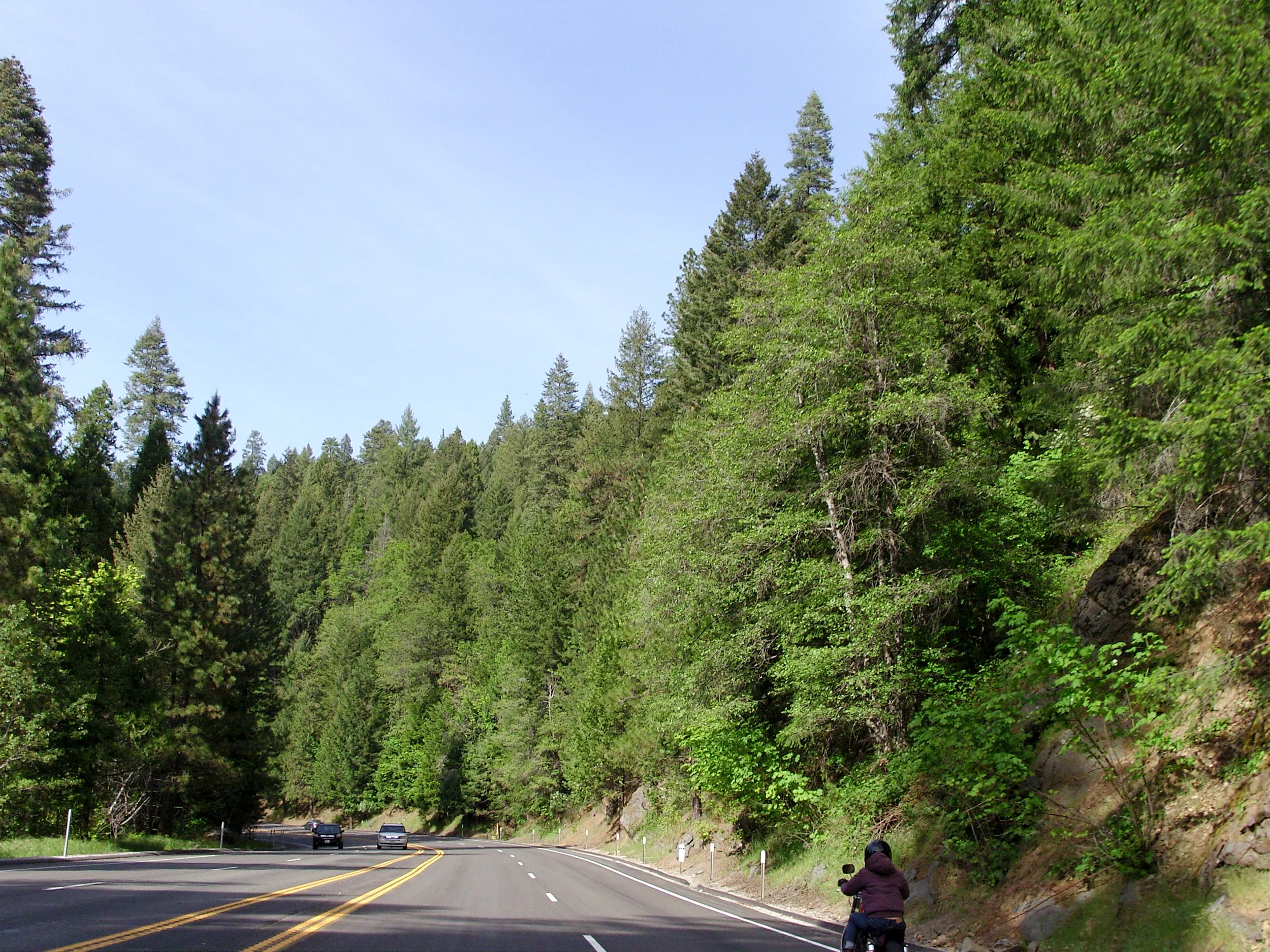 oh well, turned around and got to ride back on one of the most beautiful roads I've ever ridden