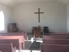 Interior, St. John’s Methodist Episcopal Church, Johnson Mesa, Northern New Mexico Photograph by Author