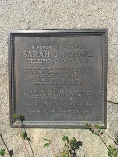 Sarah Rooke Memorial, Folsom, New Mexico Cemetery Photograph by Author