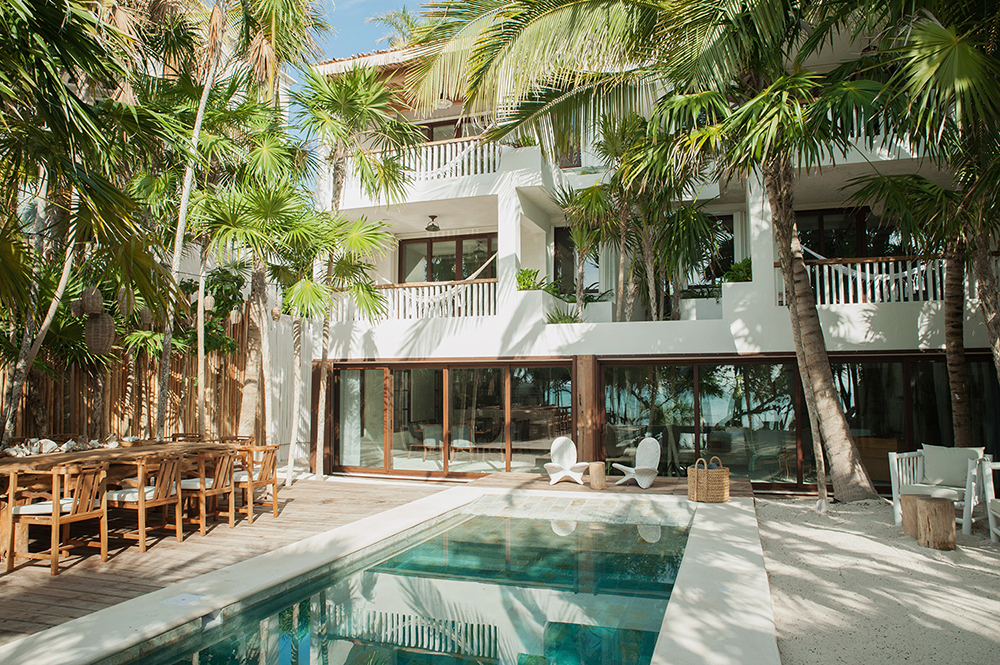 All five suites have their own terraces as well as an indoor sitting area.