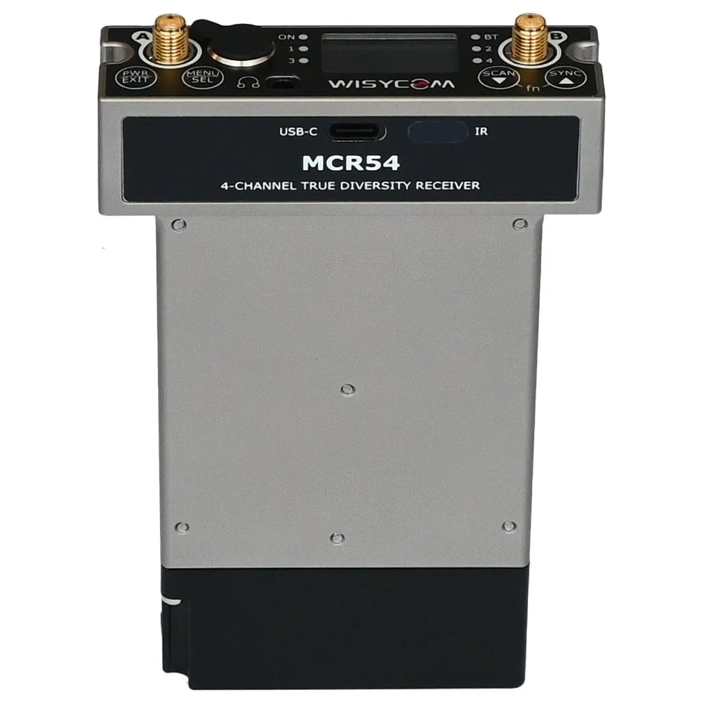Wisycom MCR54-B2 4 Channels Multiband True Diversity Receiver