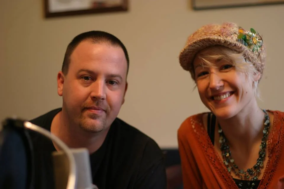 Here I am with Fringe Radio host E.T. Brown