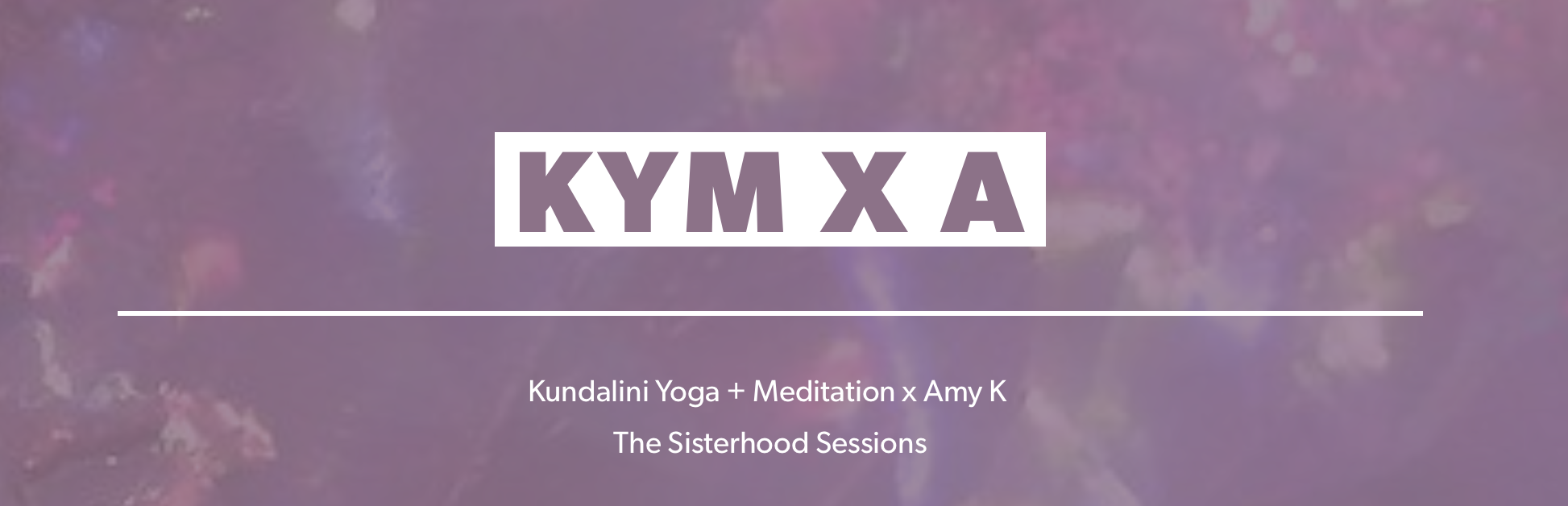Kundalini Yoga + Meditation x Amy K The Sisterhood Sessions This is YOU time! Weekly 1 hour women's sessions at The Studio Dancers in Staten Island. Warm up and chill out Thursday mornings 10:30am-11:30am with kundalini yoga & meditation experiences guided by Amy K. A fun and powerful yoga and meditation practice that is empowering for EVERY body. Space is limited. RSVP HERE to reserve your spot $20 cash, venmo or PayPal onsite To Bring: Yoga mat, blanket, water bottle, open heart, open mind Optional: meditation cushion/pillow, shawl, journal Complimentary tea and small bite will be served after each session **bring 3 friends and get your next session for free! If you have any questions or inquiries please email kymxabooking@gmail.com