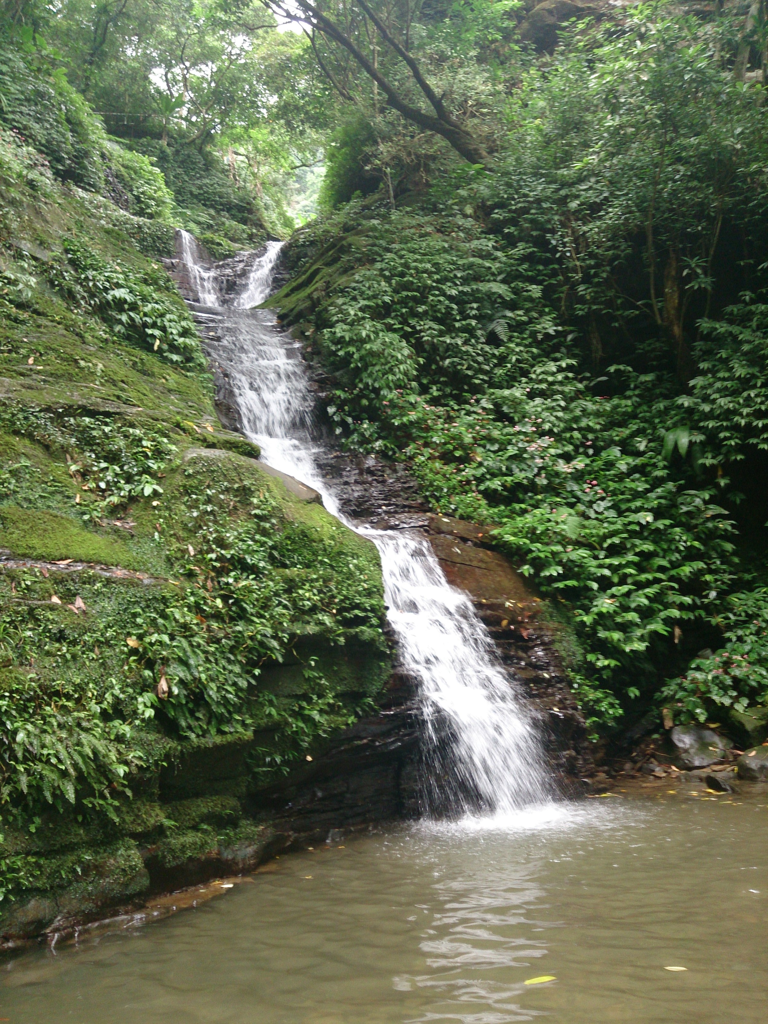 Main fall and pool