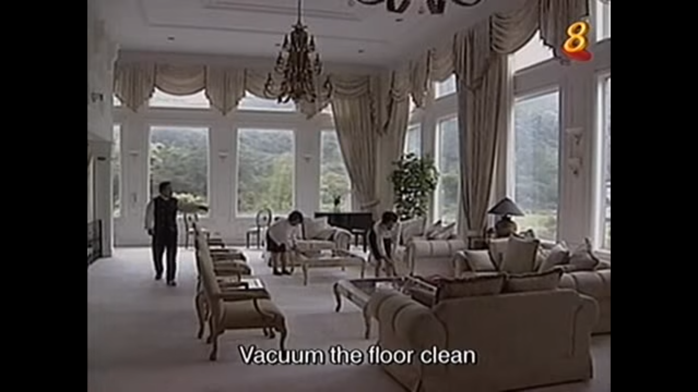 The same room in the show.