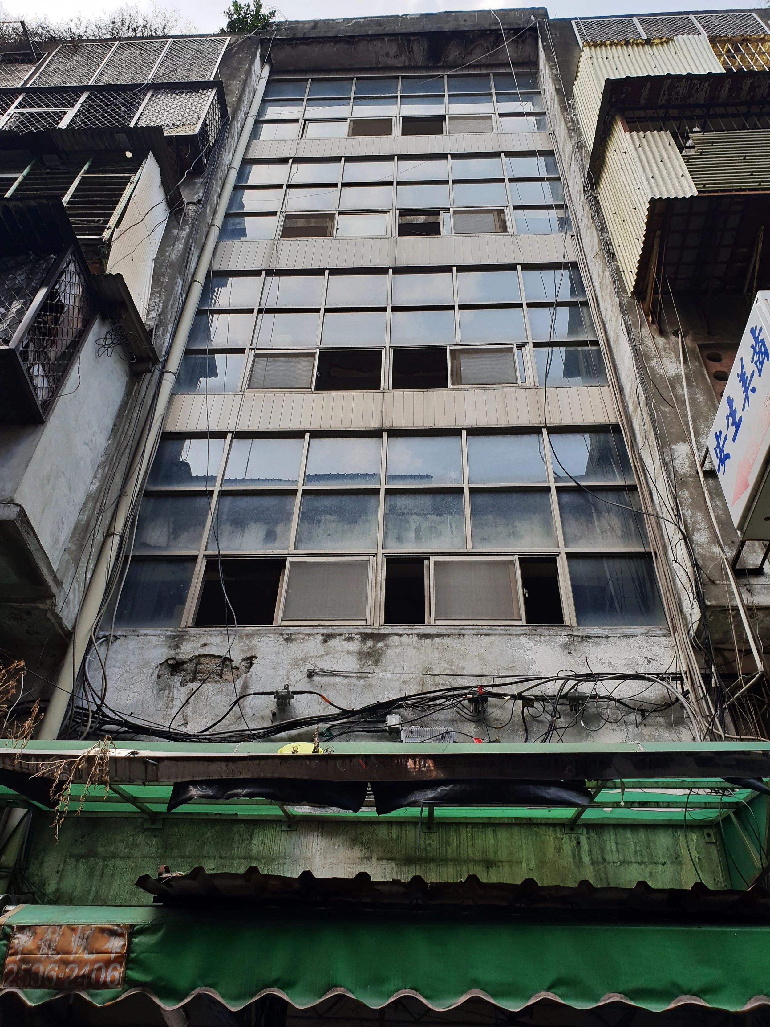 One of the commercial building stairwells