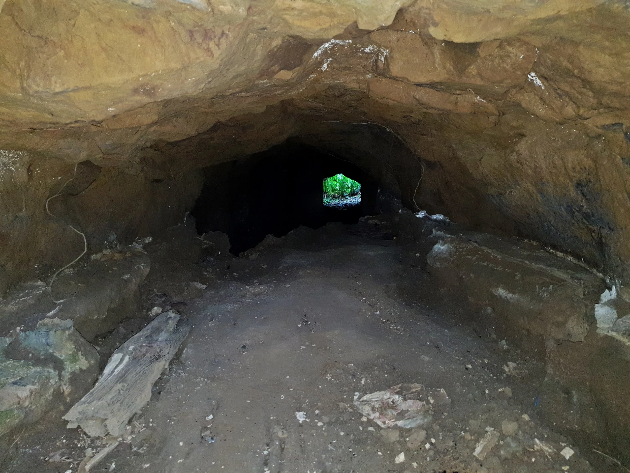 The drainage tunnel