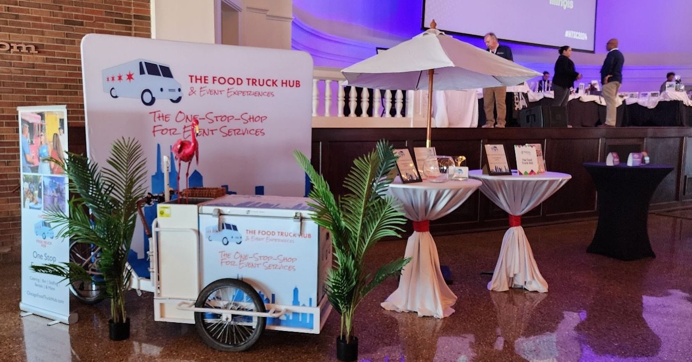 Chicago Food Truck Hub is proud to join iconic Chicago organizations as an exhibitor at The Hospitality &amp; Tourism Summit in Chicago! It was so wonderful meeting so many engaged event and concierge professionals, as well as sharing how our team cr