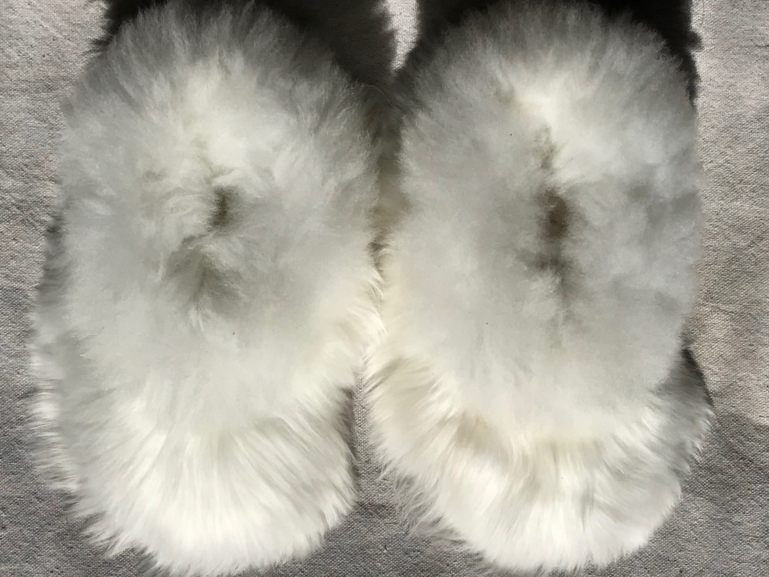Pistachio Mule Alpaca Fur Slippers. Designer Slippers - BABOOSHA PARIS -  luxury slippers