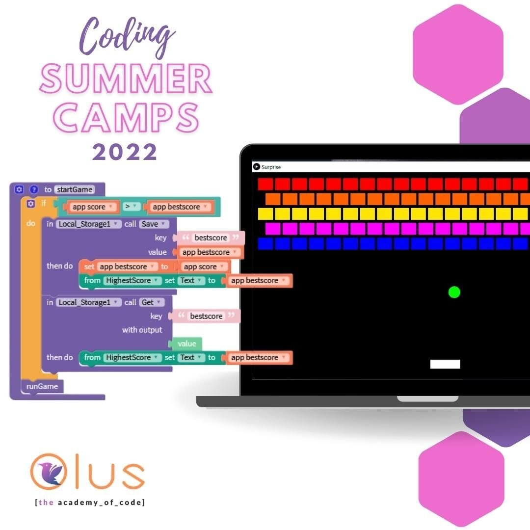 Early-Bird registration for Summer Camps 2022 is live! 🥳 Learn to code this summer. Perfect for new AND returning students. Prices increase April 1st, so don't miss out ⏳