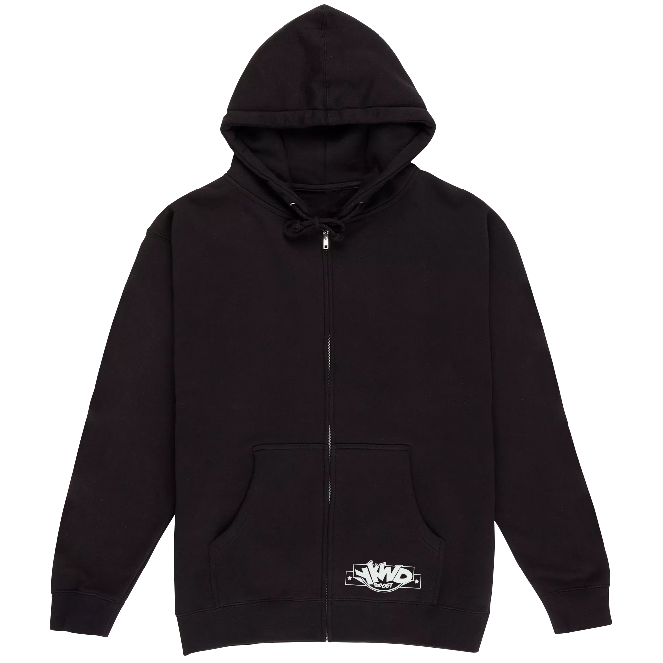 YKWD Original Logo Zip Up Hoodie 