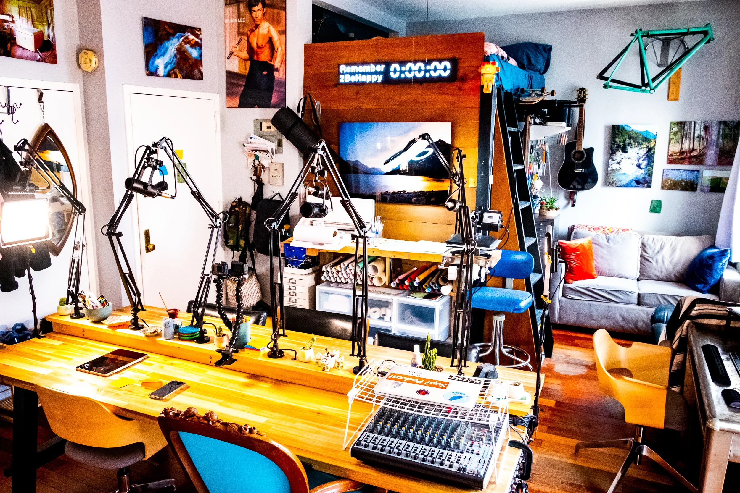 Podcast Studio — Remember2behappy Studios