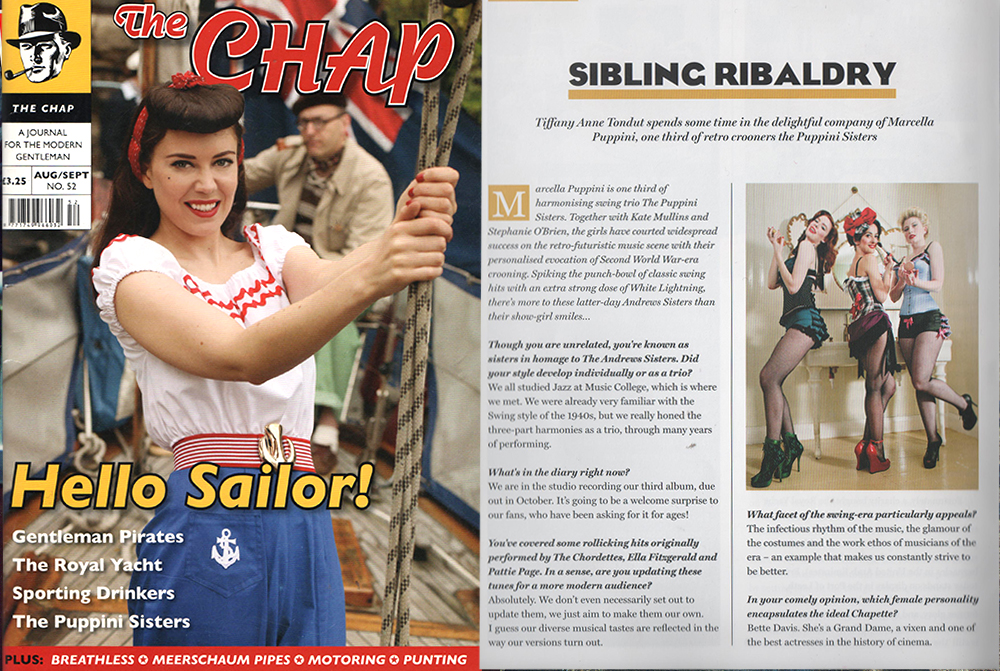 Puppini Sisters Chap Magazine