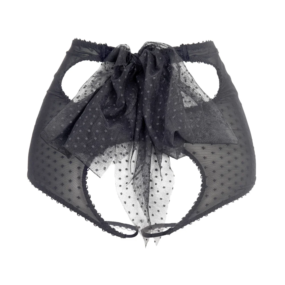 Peepshow high waist open back knickers 6-22  Buttress & Snatch