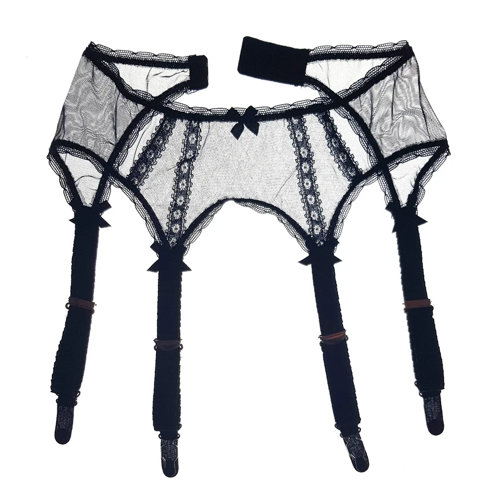 Classic Cotton Bobbinet suspender belt  Buttress & Snatch