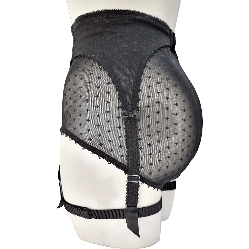 MiaowMiaow Leopard print suspender belt  Buttress & Snatch