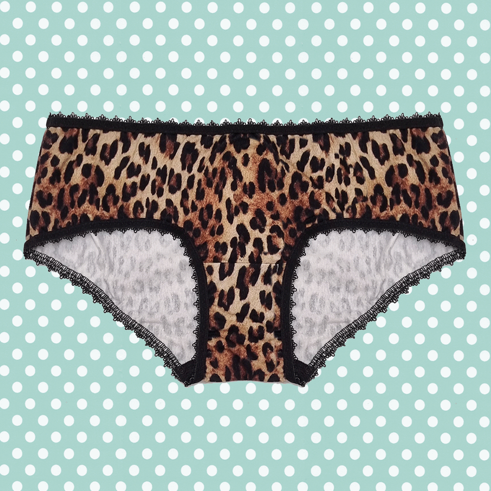 Cotton Leopard Pants