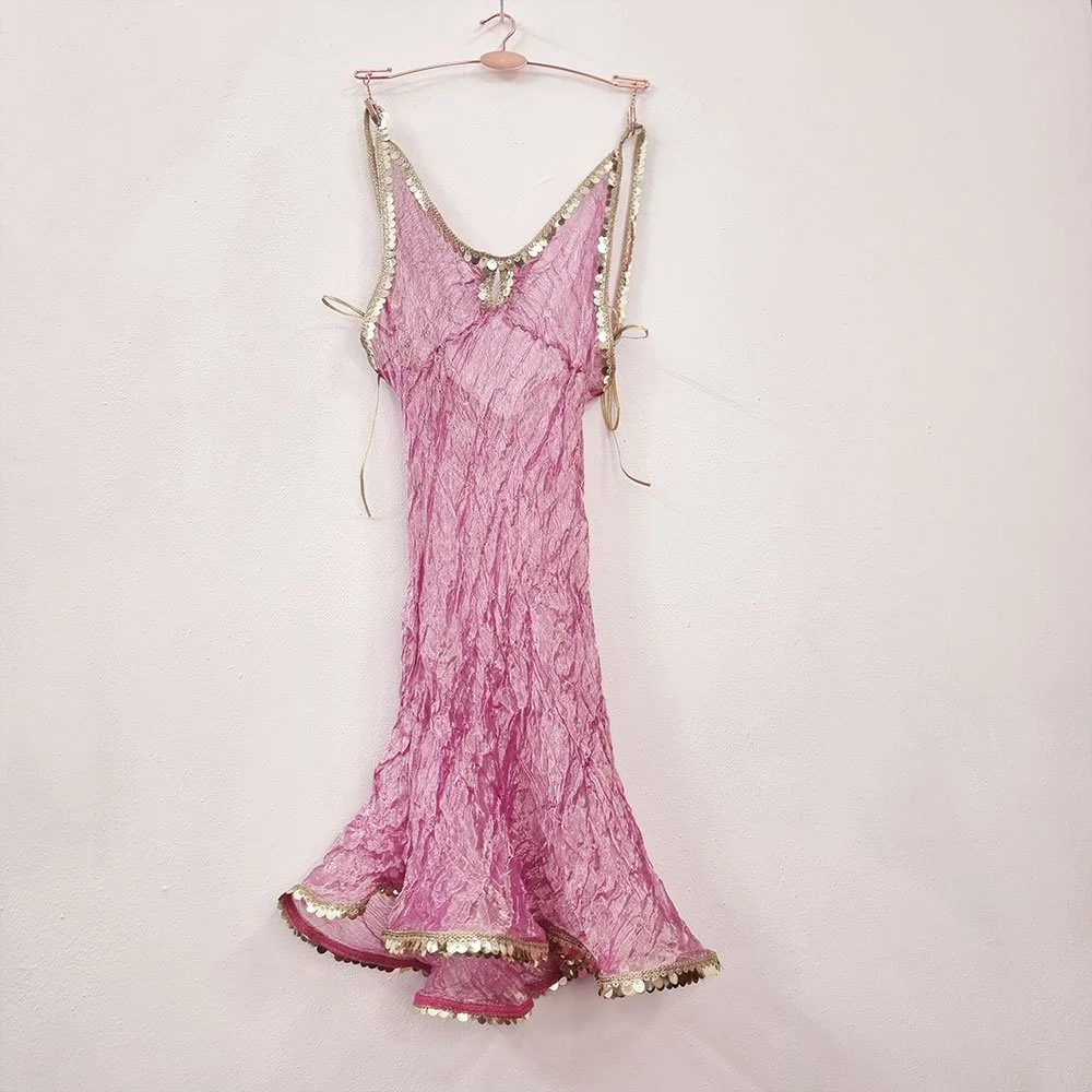 Sequin trim Sylph dress