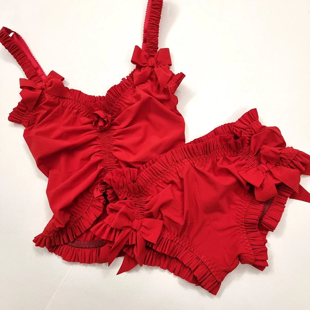 Chilli Pepper red hot ruffles set