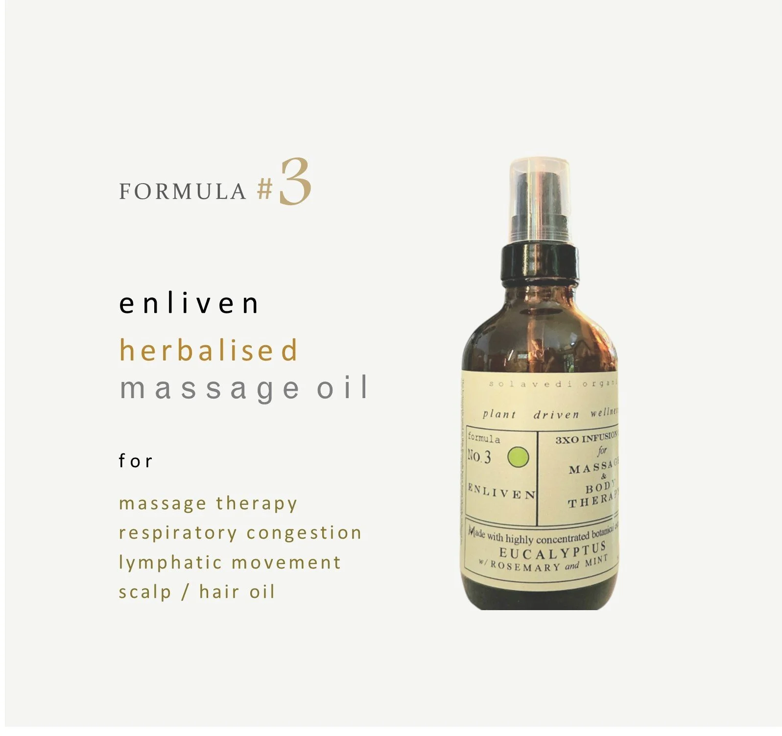 Herbalised Massage Oil #3