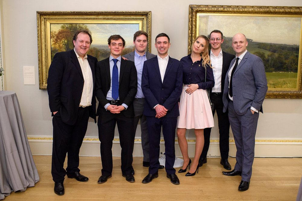 The 3B team at the Watercolour World site launch at The Royal Academy, 31st January 2019