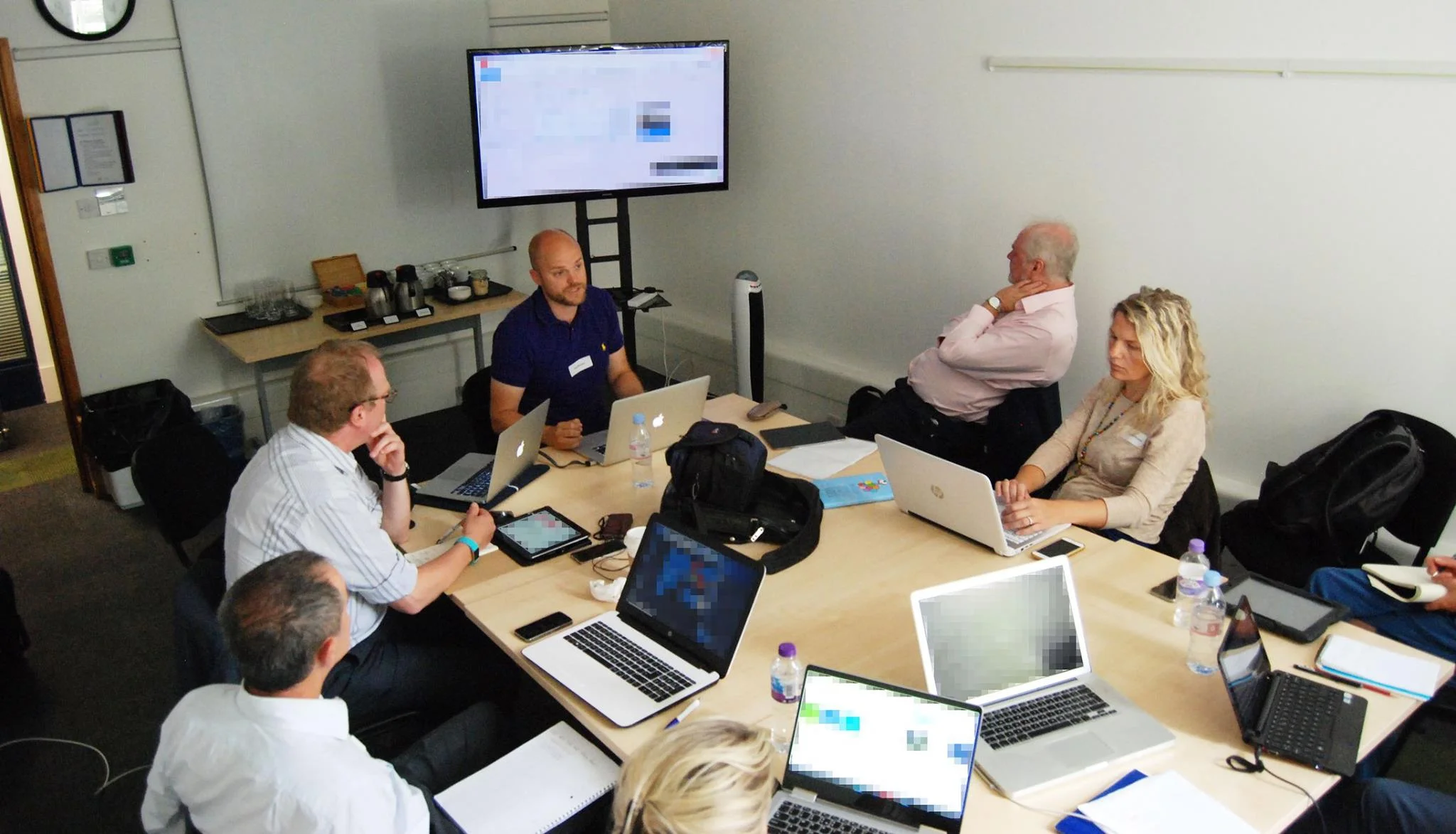 Jack Bremer holds a client meeting with Neuroblastoma UK