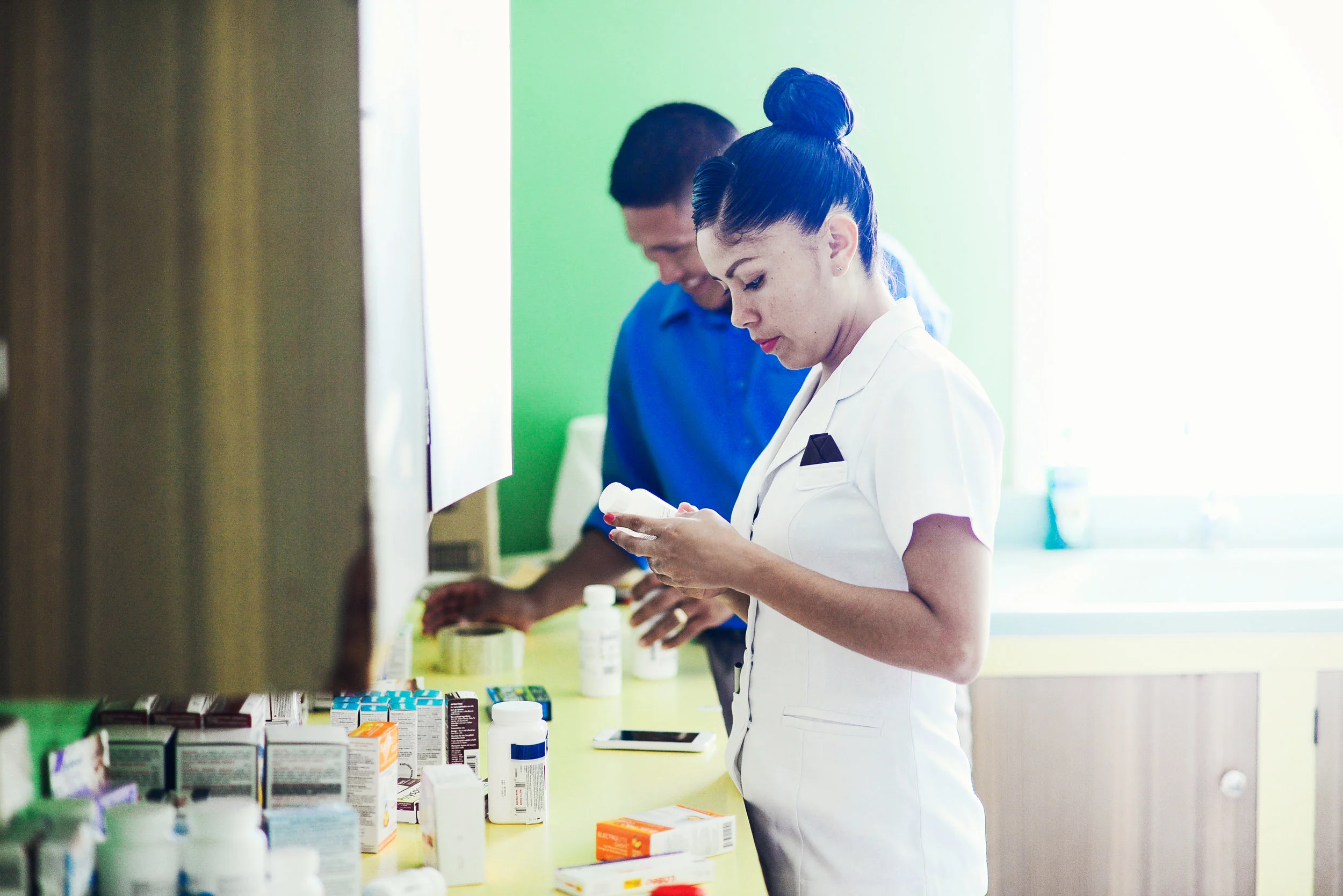 doctors at work in guyana
