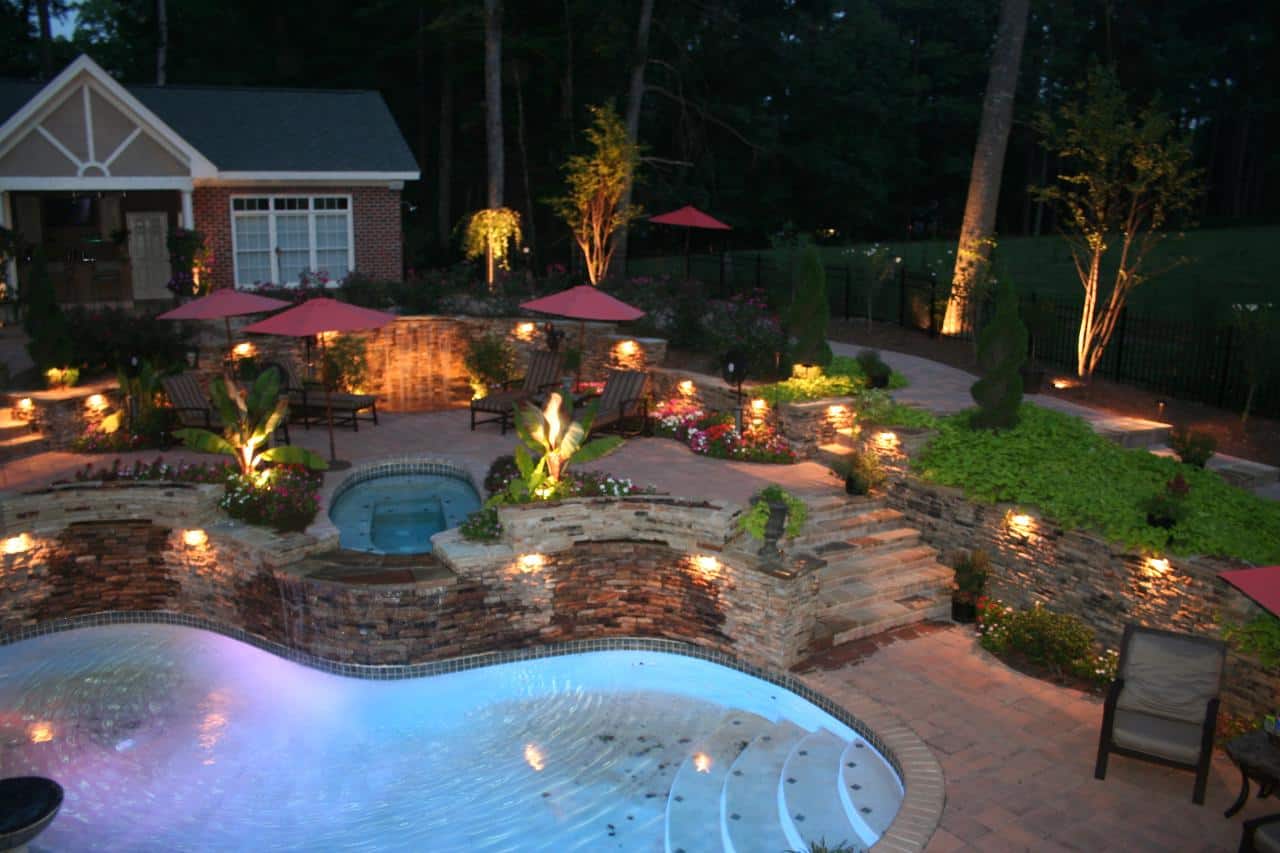 Illuminate Your Outdoor Living Space With Creative Landscape Lighting Electrical Contractors In Hopkinton Nh Irish Electric Corp