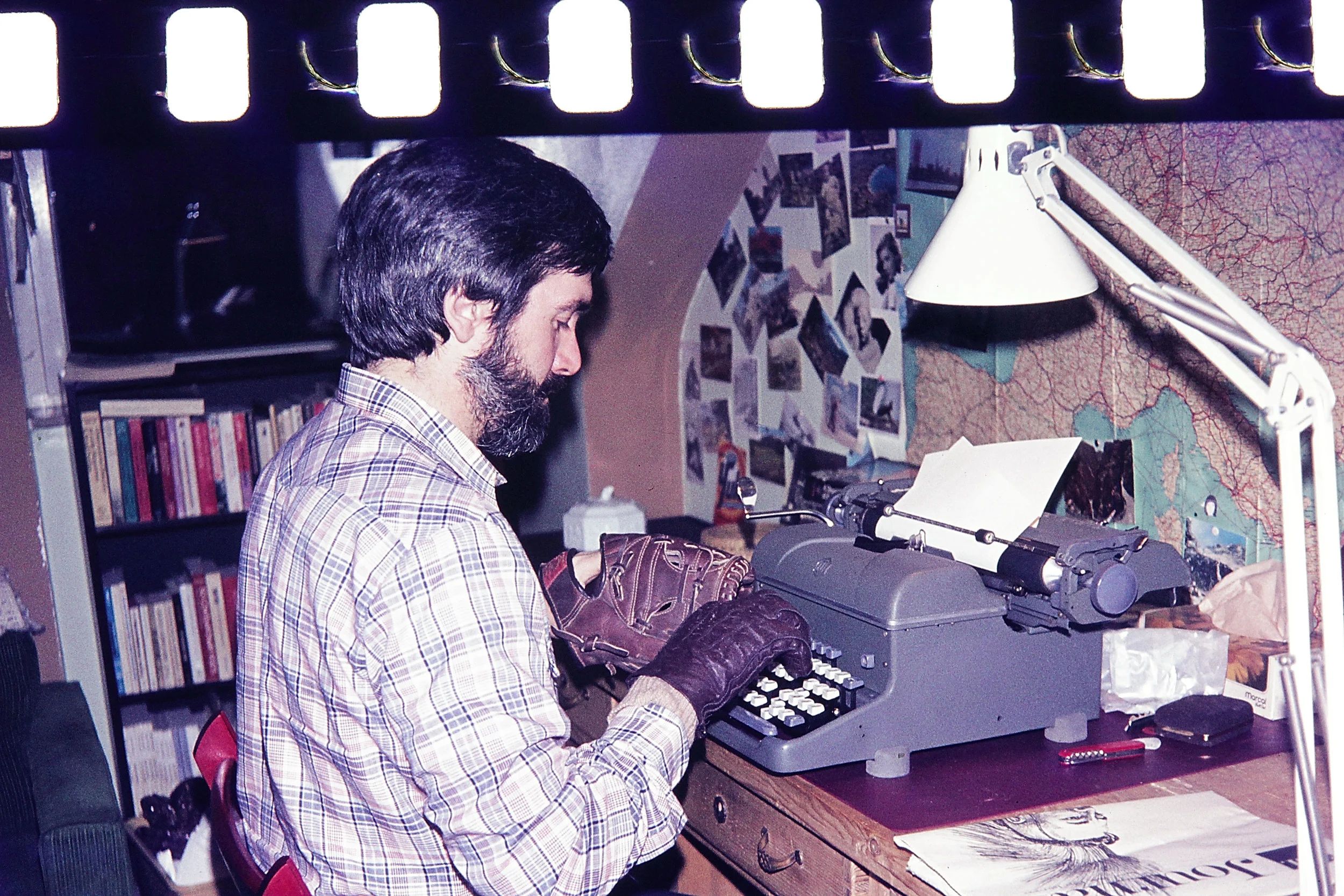 Jeff Worley in 1981, the year the Roanoke Review published one of his first poems. 