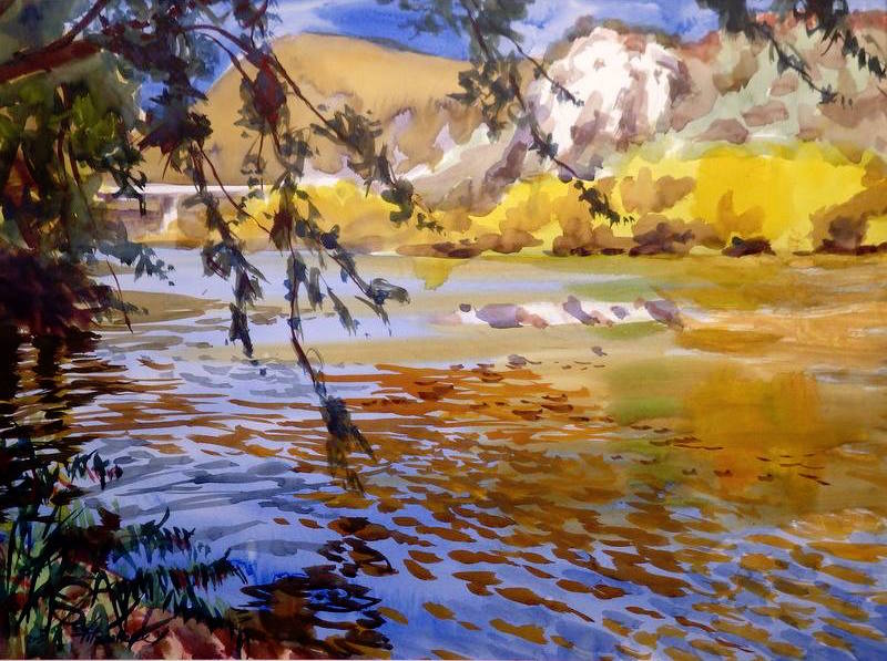 Reflections of Autumn, New River at Eggleston